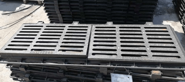 感城镇球墨铸铁连体双篦展示